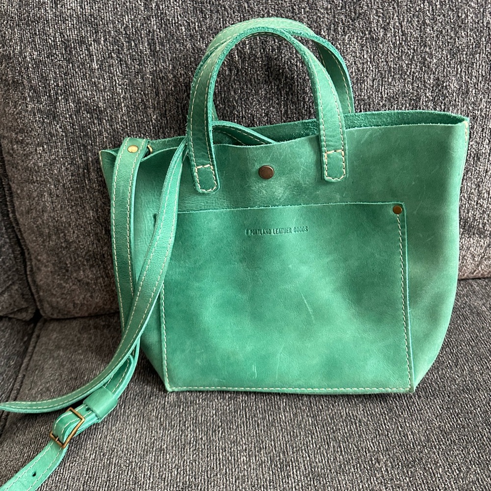 Portland Leather Mini Tote Bag